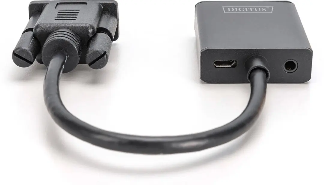 Digitus DA-70473 VGA naar HDMI Converter - 1920x1080 - Zwart
