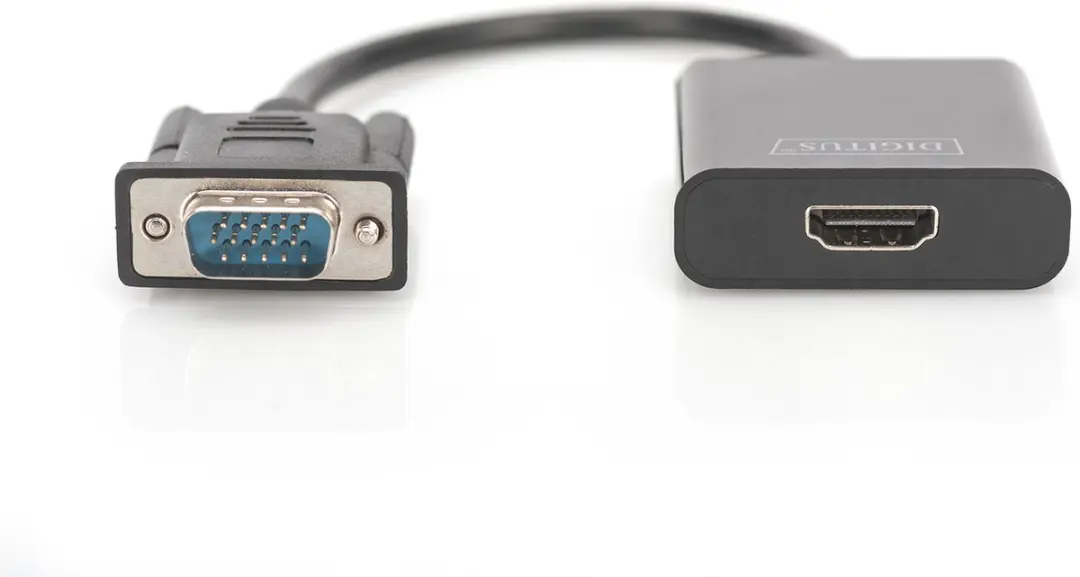 Digitus DA-70473 VGA naar HDMI Converter - 1920x1080 - Zwart