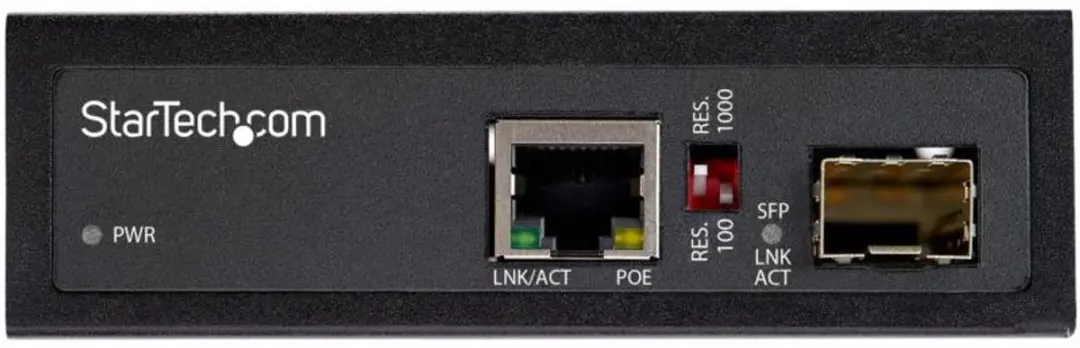 Startech IMC1GSFP60W Glasvezel Media Converter 60W PoE+
