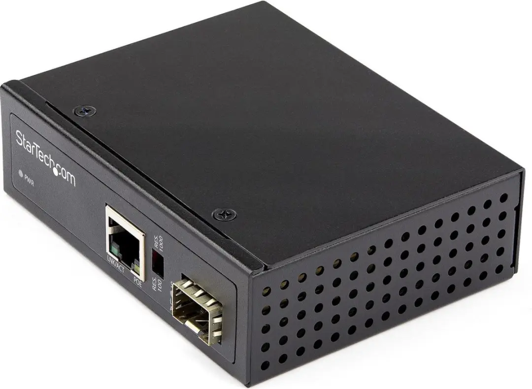Startech IMC1GSFP60W Glasvezel Media Converter 60W PoE+