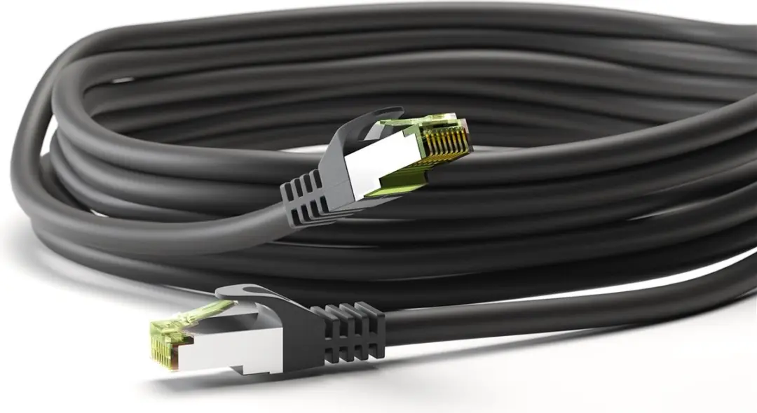 Goobay CAT 8.1 S/FTP Patchkabel AWG 26 - 5m Zwart