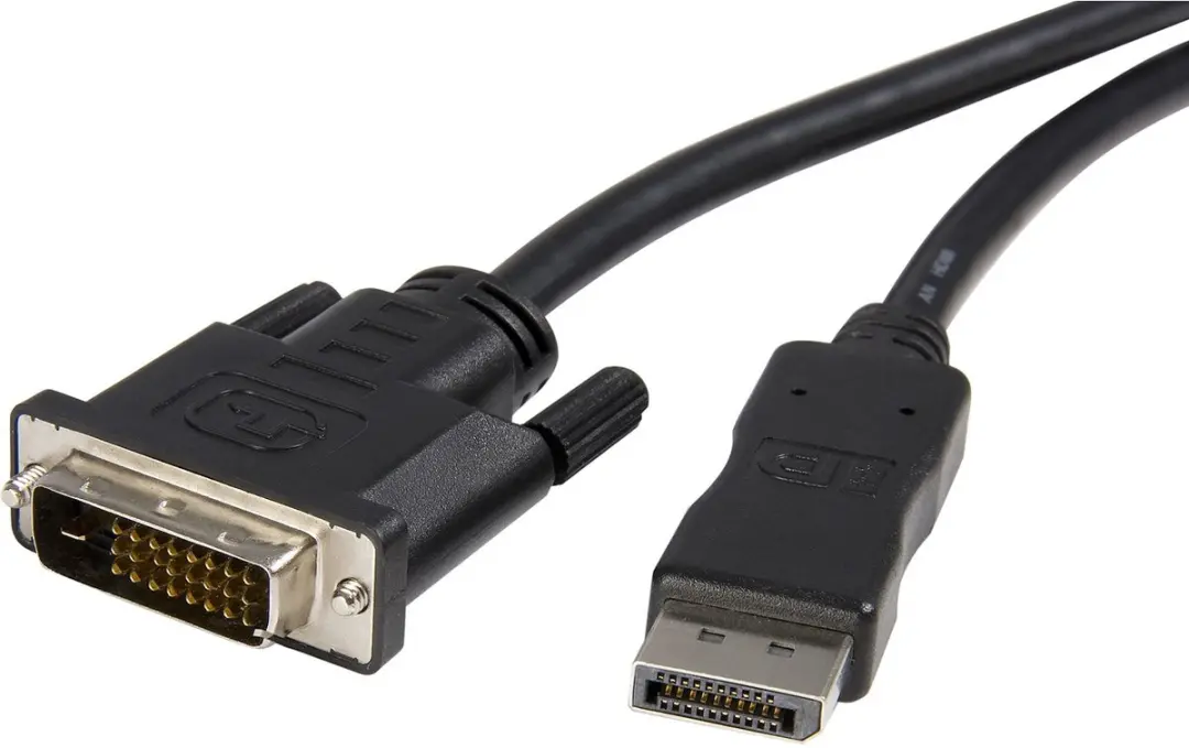 Startech DP2DVIMM6 DisplayPort naar DVI Adapter - 1,8 m - Zwart