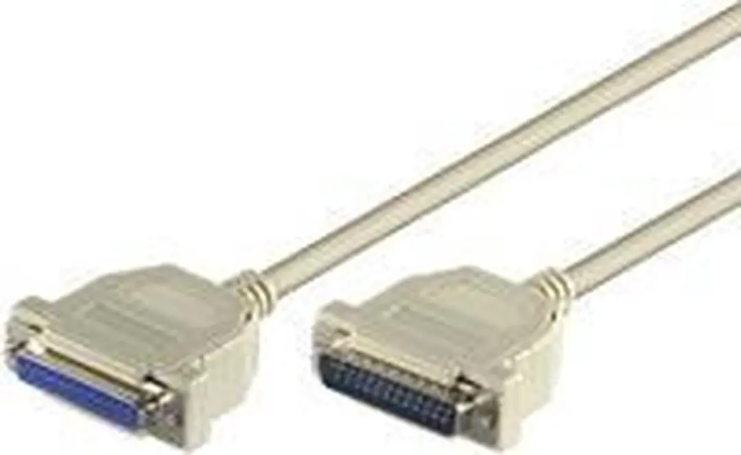 Goobay 50541 DB-25 Seriële Kabel - 1,8m - 10 Stuks