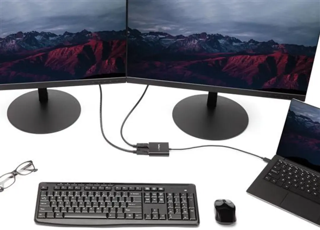 Startech MSTCDP122DP USB-C naar DisplayPort Adapter - Zwart