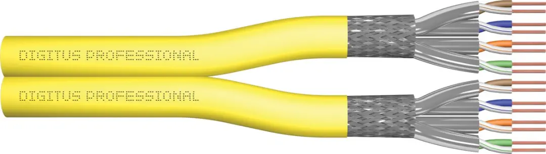 Digitus DK-1744-A-VH-D-5 Netwerkkabel Cat7a Geel 500m