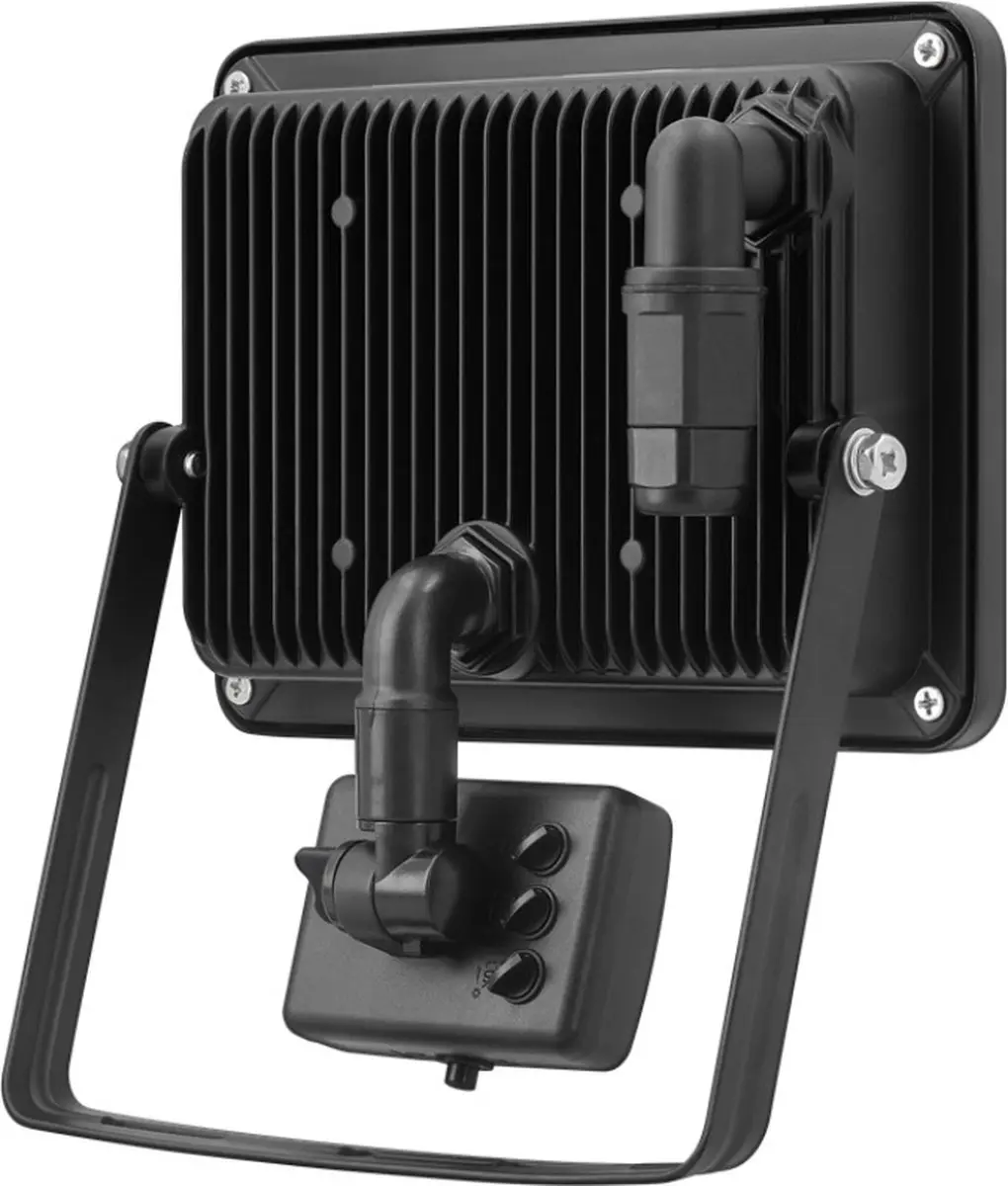 Goobay LED-schijnwerper 50W - Bewegingsensor - Zwart