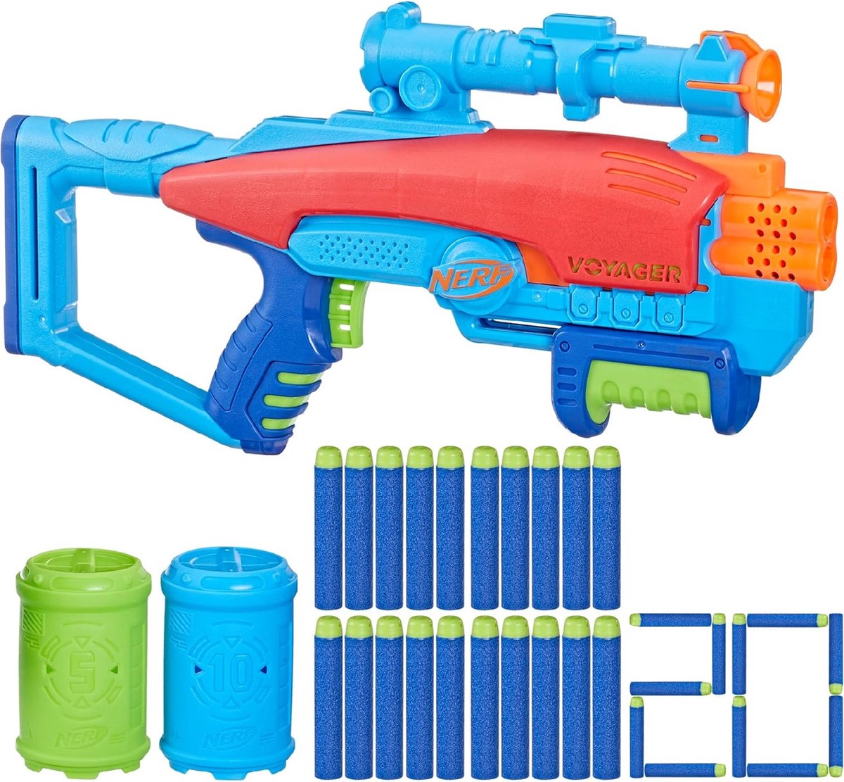Hasbro Nerf Elite Jr Voyage Target Set - Voor binnen en buiten - 7216361