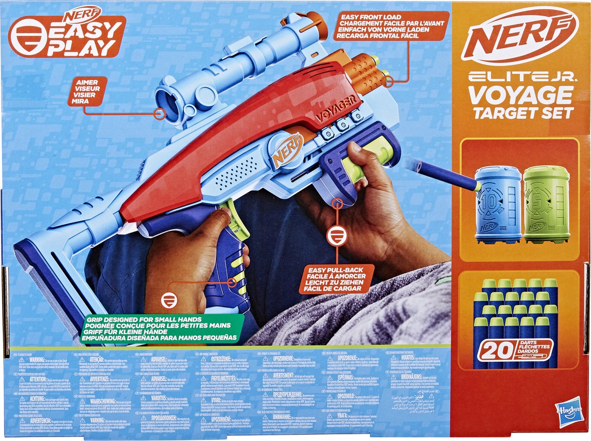 Hasbro Nerf Elite Jr Voyage Target Set - Voor binnen en buiten - 7216361