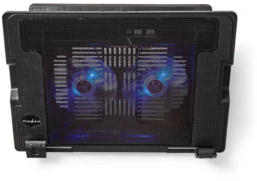 Nedis NBCR200BK Notebookstandaard 2 Ventilatoren - 18" - Zwart