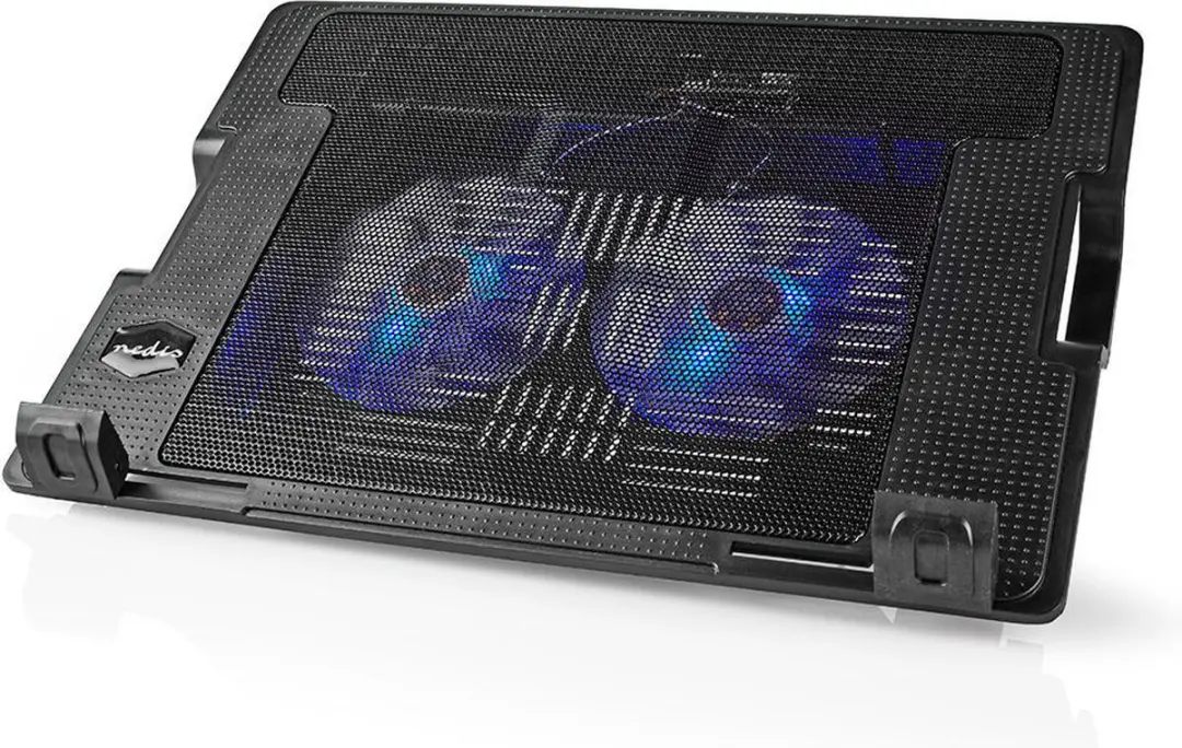 Nedis NBCR200BK Notebookstandaard 2 Ventilatoren - 18" - Zwart