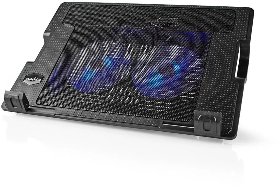 Nedis NBCR200BK Notebookstandaard 2 Ventilatoren - 18" - Zwart