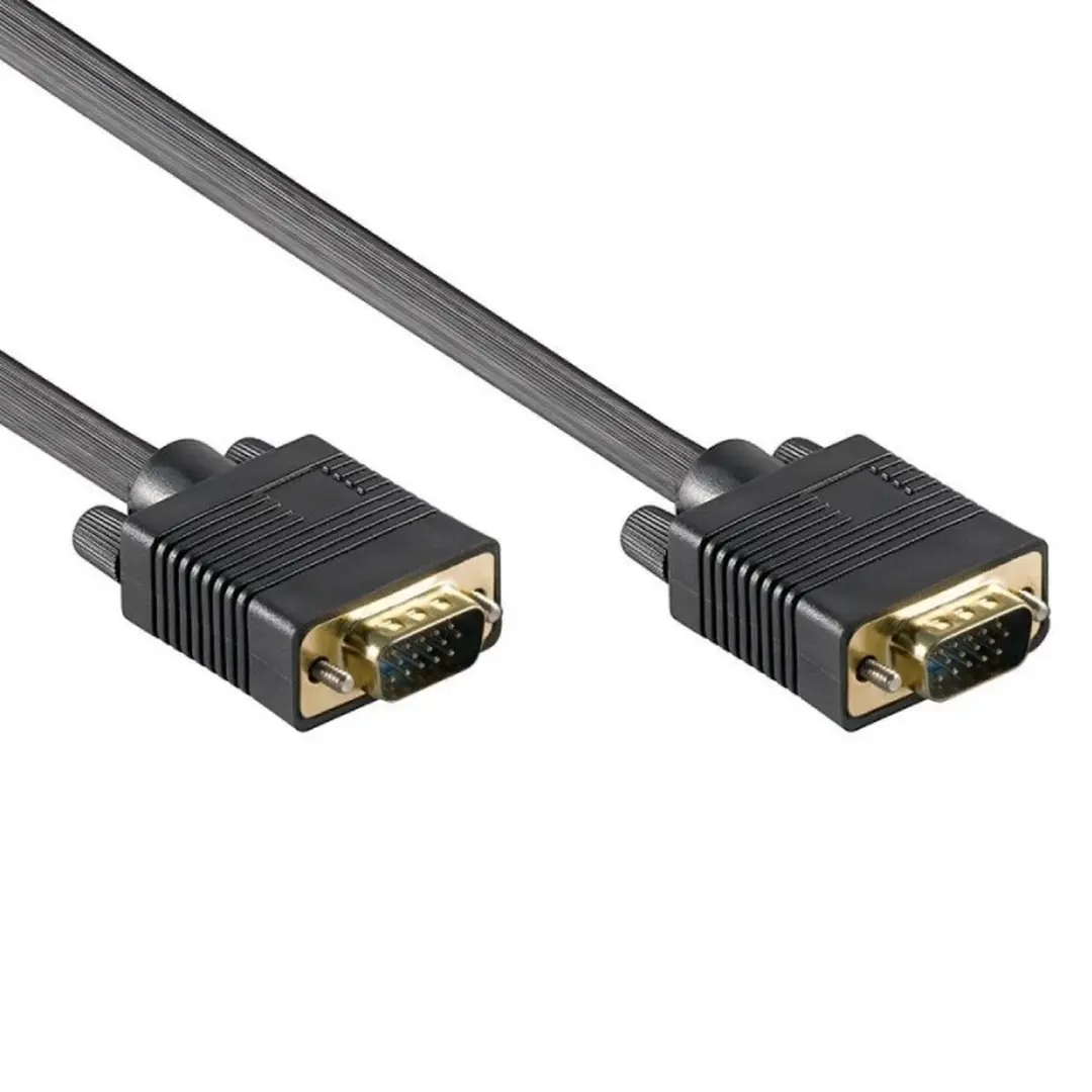 Goobay 15-pins VGA Kabel 0,8m - 10 Stuks - Zwart