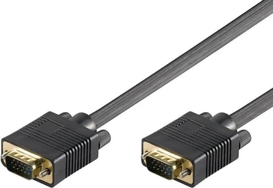 Goobay 15-pins VGA Kabel 0,8m - 10 Stuks - Zwart