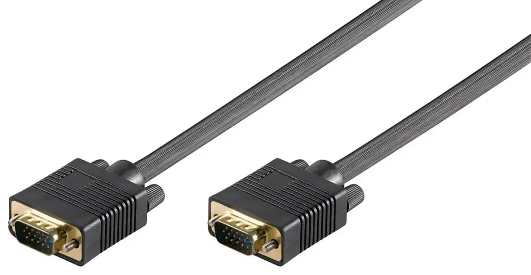 Goobay 15-pins VGA Kabel 0,8m - 10 Stuks - Zwart