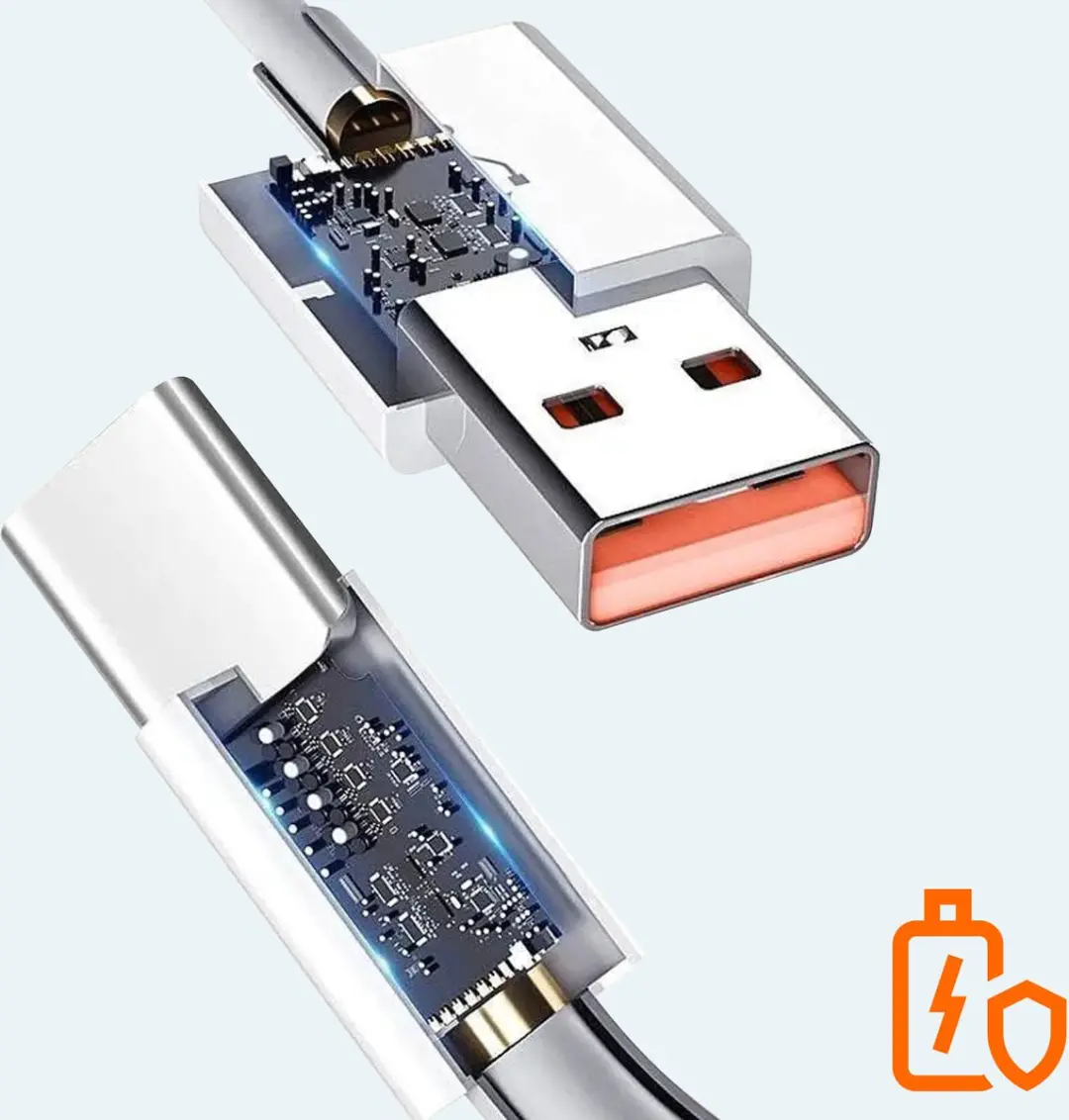 Xiaomi USB-A naar USB-C 6A Laadkabel 1m - Wit