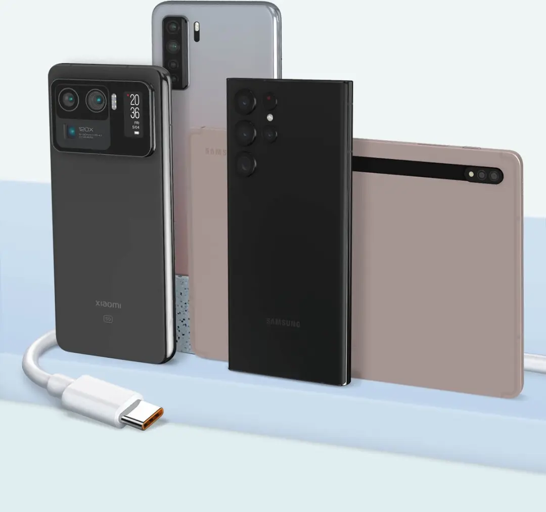 Xiaomi USB-A naar USB-C 6A Laadkabel 1m - Wit