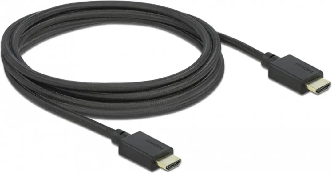 Delock High Speed HDMI Kabel 48 Gbps 8K 60Hz 2.5m - Zwart