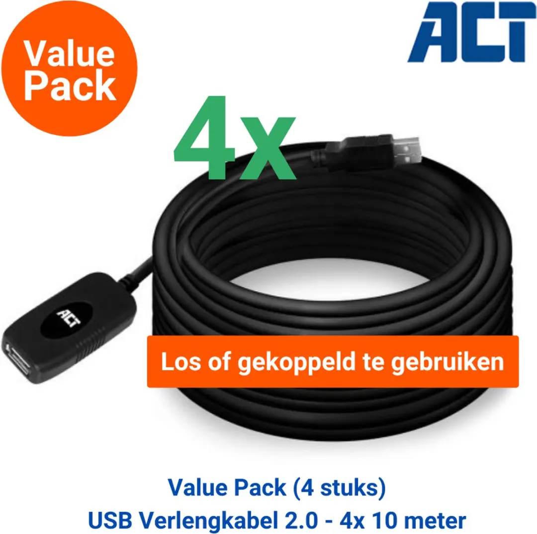 ACT AC6010 USB Verlengkabel 2.0