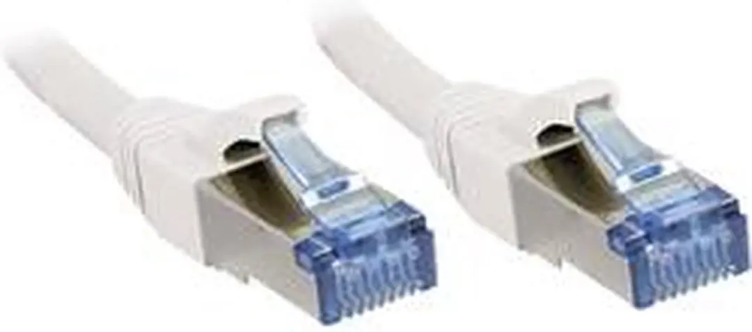 Lindy CAT 6A S/FTP Netwerkkabel 1m Wit