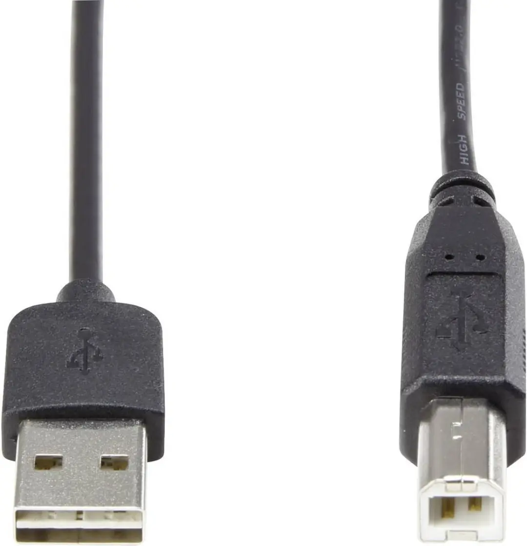 Renkforce RF-4078644 USB-kabel USB-A naar USB-B 1.80m - Zwart