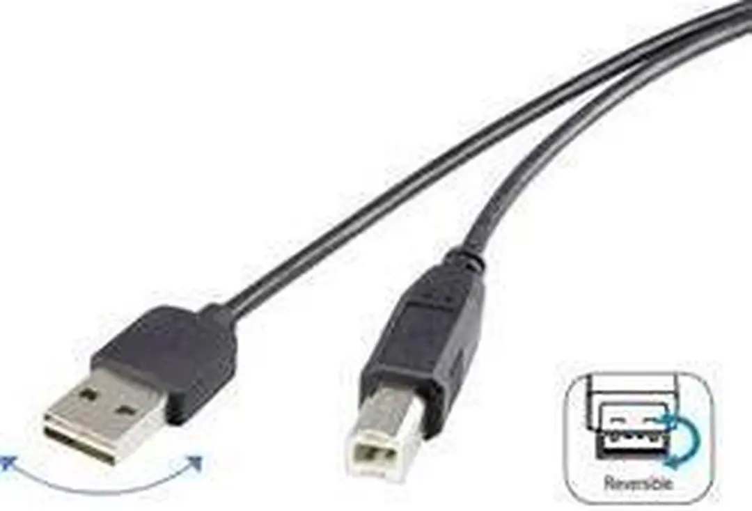 Renkforce RF-4078644 USB-kabel USB-A naar USB-B 1.80m