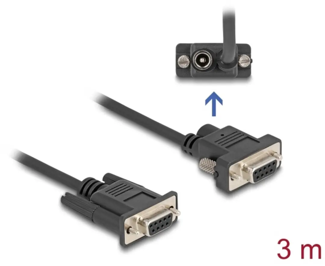 Delock RS-232 D-Sub9 Kabel 3m