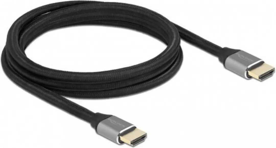 Delock Ultra High Speed HDMI Kabel 48 Gbps 8K 60Hz - 2m - Grijs