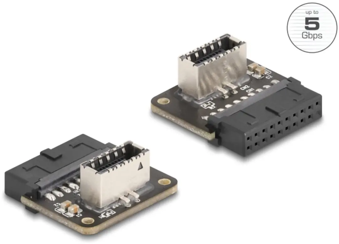 Delock USB 5Gbps Adapter Pin Header naar Type-E Key A