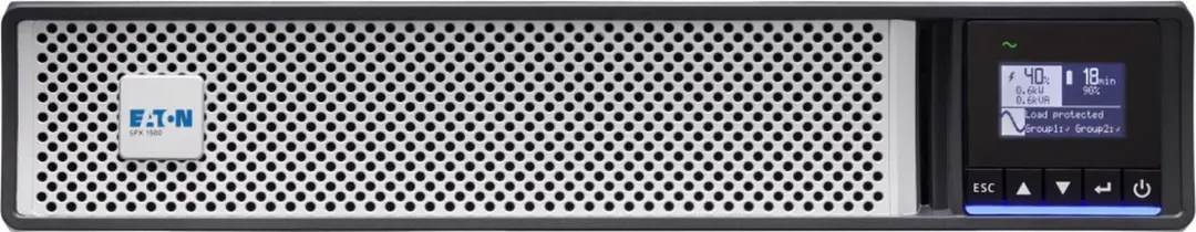 Eaton 5PX1500IRT2UG2 UPS - 1500W Rackserver - 8 Stopcontacten - Zwart
