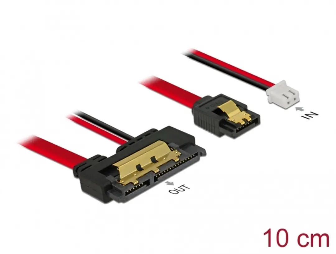 Delock SATA 6Gb/s Kabel 10cm