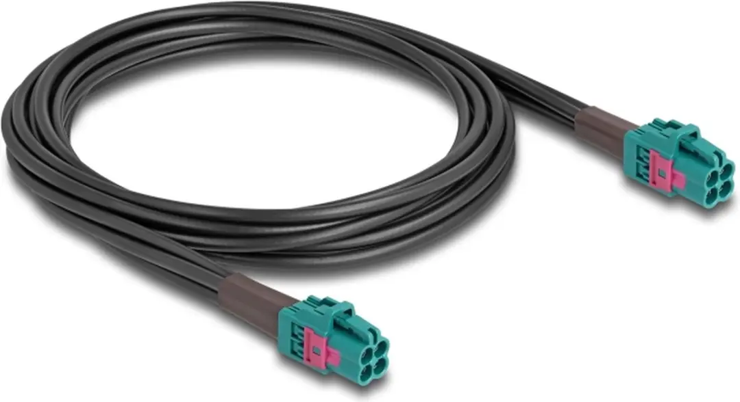 Delock Mini FAKRA Z Jack Quad A-Type Kabel - Aqua