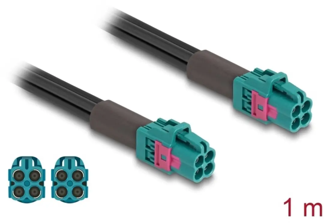 Delock Mini FAKRA Z Jack Quad A-Type Kabel