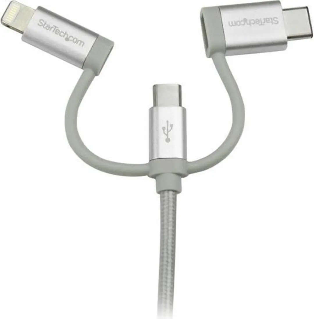 Startech USB Oplaadkabel LTCUB1MGR - 1m - Zilver