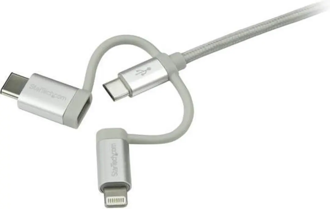 Startech USB Oplaadkabel LTCUB1MGR - 1m - Zilver - afbeelding 6 van 6