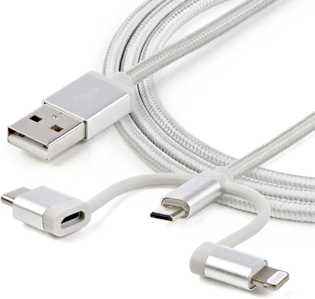 Startech USB Oplaadkabel LTCUB1MGR - 1m - Zilver