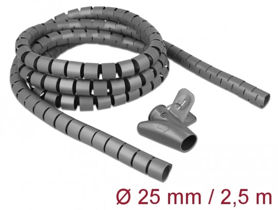 Delock Spiraalslang 2,5m x 25mm