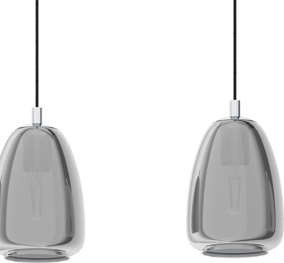 Eglo Alobrase Hanglamp 4x E27 - Chroom