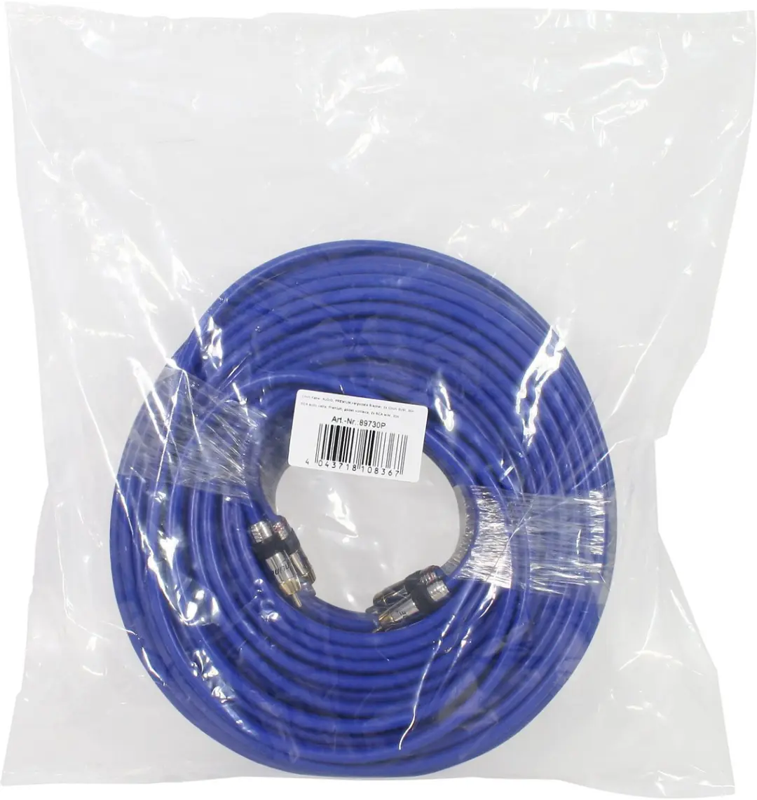 InLine Tulp Audiokabel 30m - Blauw