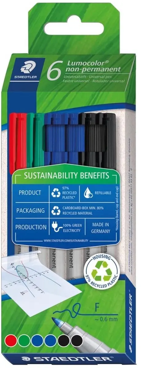 STAEDTLER Lumocolor 316 Non-Permanent Markers