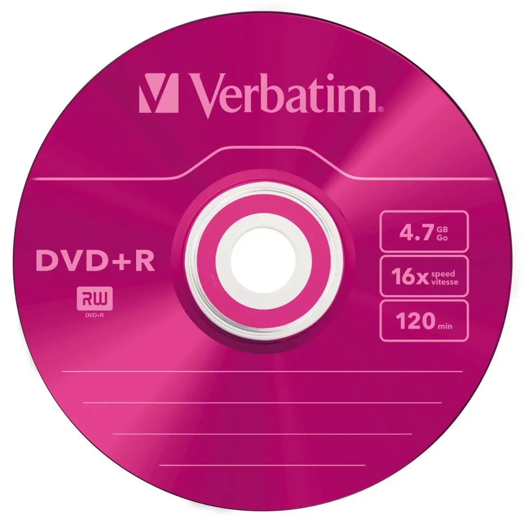 Verbatim DVD+R 4.7GB - 5 Stuks