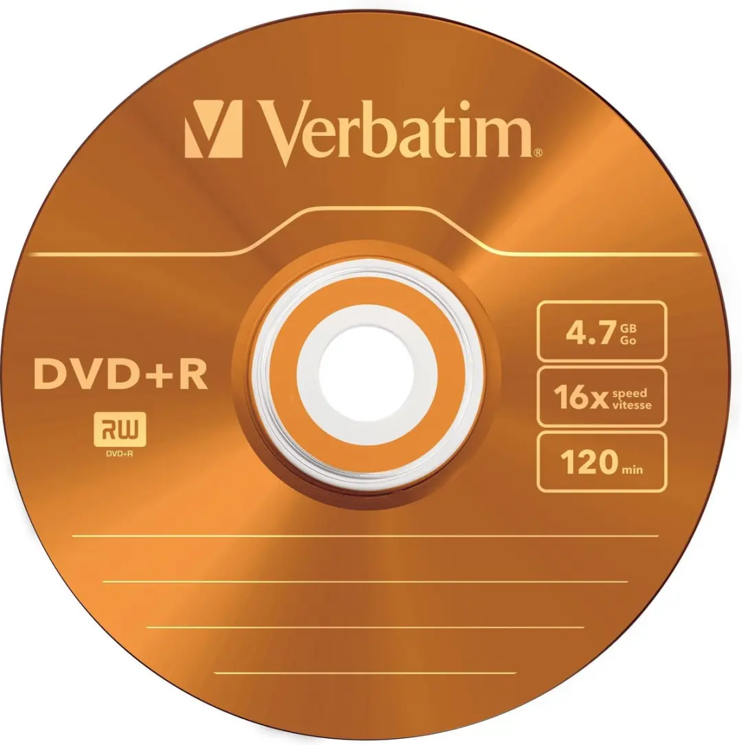 Verbatim DVD+R 4.7GB - 5 Stuks