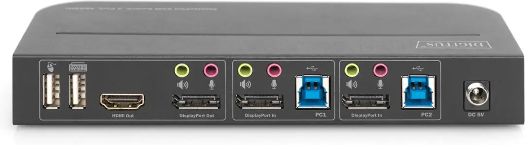 Digitus DS-12850 KVM-switch 2x2 DisplayPort/HDMI - 4K