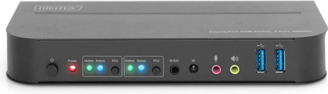 Digitus DS-12850 KVM-switch 2x2 DisplayPort/HDMI - 4K