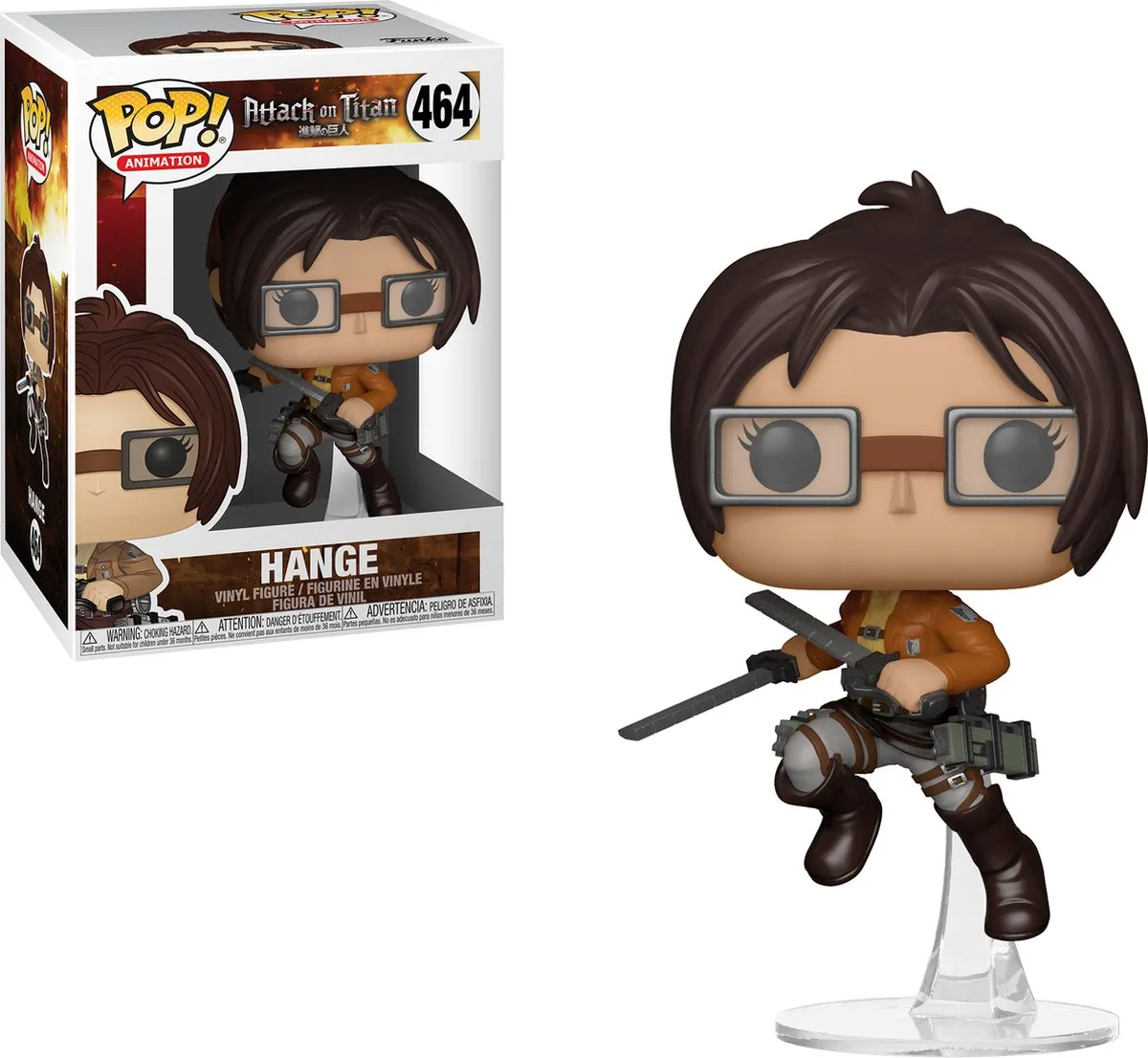 Funko Pop Attack on Titan Hange Vinyl Figure 464