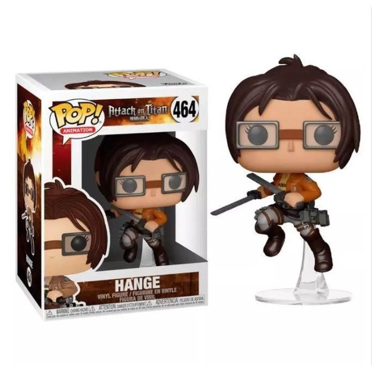 Funko Pop Attack on Titan Hange Vinyl Figure 464 - 9,5 cm - Multicolor - afbeelding 2 van 2