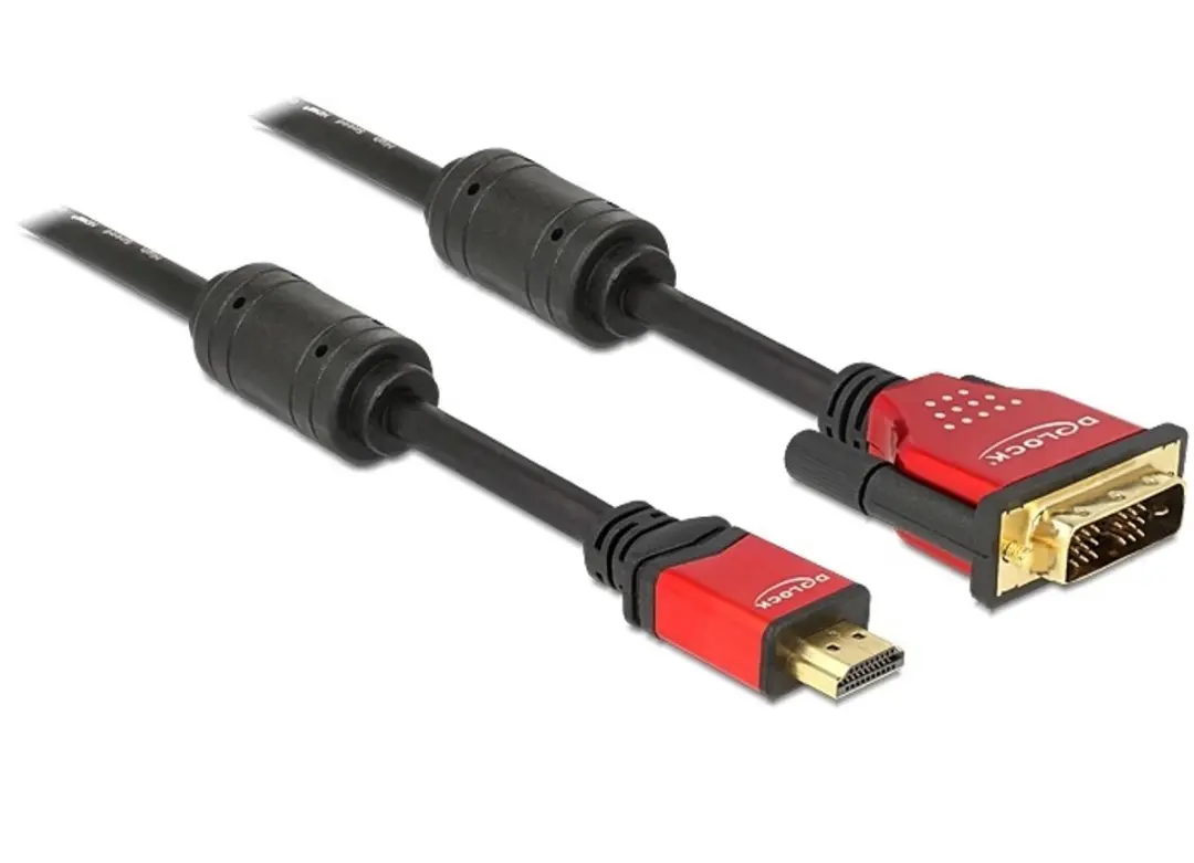 Delock DVI-D naar HDMI Kabel 3m