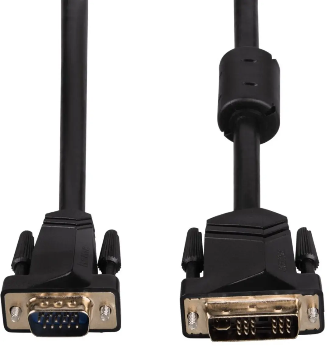 Hama VGA/DVI-adapterkabel 3m - Verguld