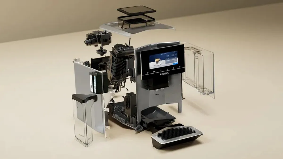 Siemens EQ900 Plus TQ903RZ3 Volautomatische Espressomachine - RVS
