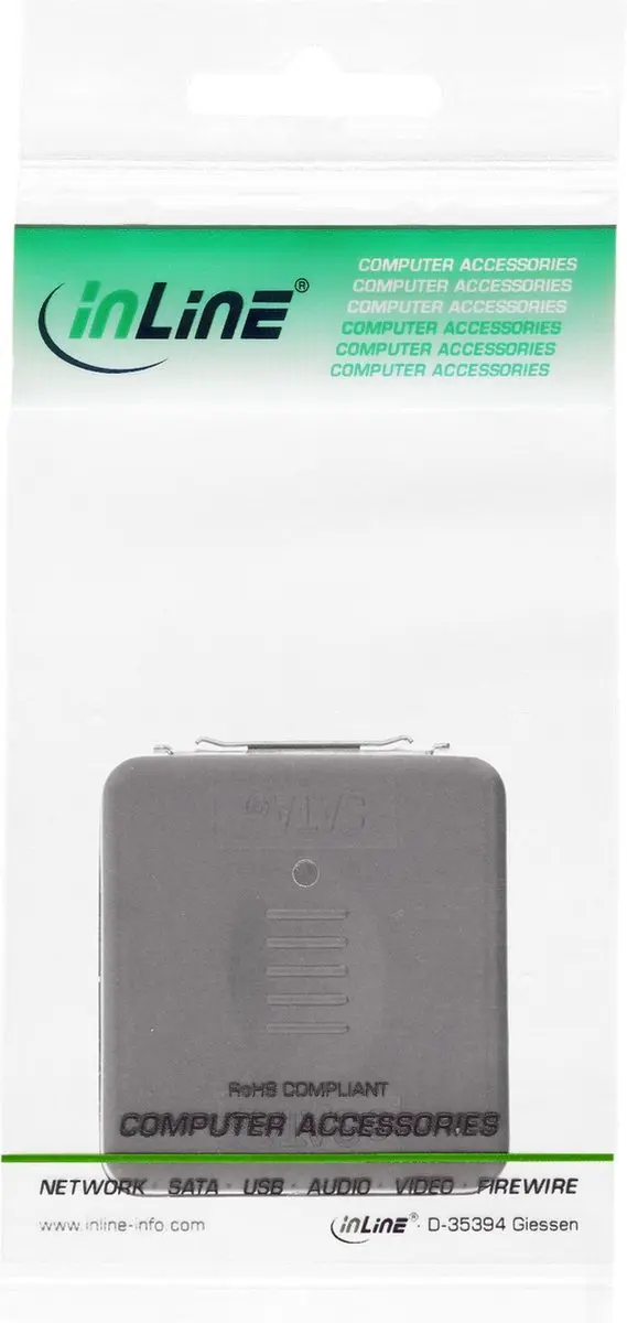 InLine eSATA naar SATA Adapter 3 Gbit/s - Zwart