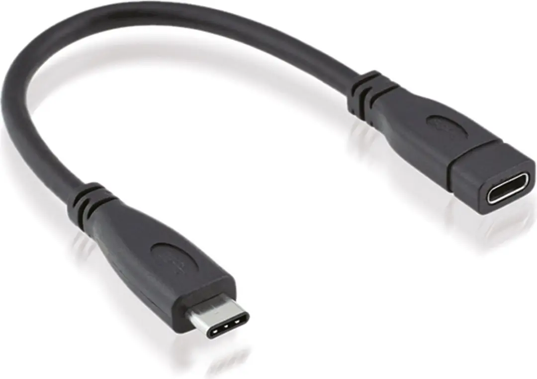 Roline USB 3.2 Gen 2 C-C M/F Kabel 10Gbit/s 100W